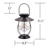 2 Pack Solar Lanterns Outdoor Hanging Solar Lights Decoration with