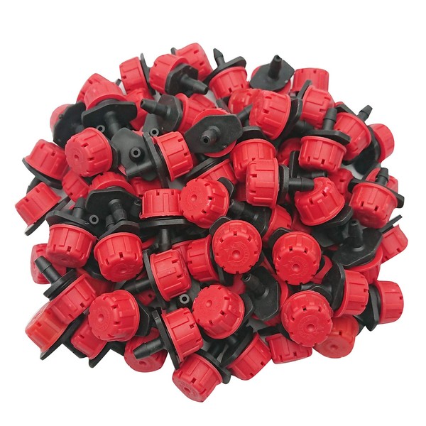 Axe Sickle 100 Pcs Adjustable Irrigation Drippers Sprinklers 1/4 Inch