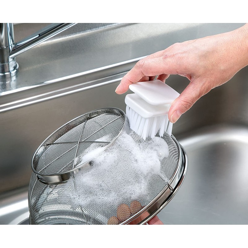 Mameita KB-464 Kitchen Brush, White, Width 2.0 x Depth 2.2