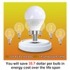 12 Pack E12 LED Candelabra Light Bulbs, 60 Watt Equivalent,
