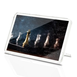 Classic Rectangle Magnet with Stand - Chess Moves Board Game Skill Strategy - Fridge Locker Office Whiteboard Toolbox #52706