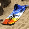 GEEZY Large Microfibre Beach Bath Towel Lightweight Sports Travel Gym
