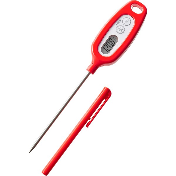 Tanita Thermometer, Cooking, Waterproof, 50-250°C, Red, TT-508N, RD, Stick Thermometer