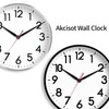 AKCISOT 16 Inch Wall Clock Large Silent Non-Ticking Wall Clocks