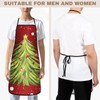 Christmas Aprons for Women Men Green Xmas Tree Kitchen Aprons