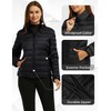 wantdo Women's Packable Down Jacket Short Plus Size Puffer Jacket
