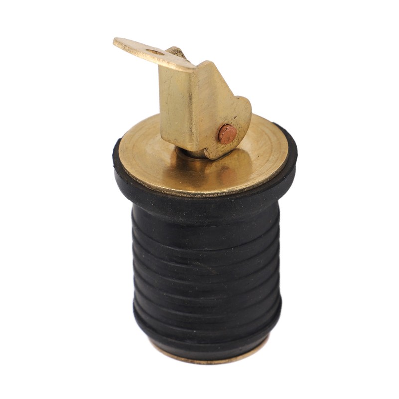 Boat Live Well Plug Brass Livewell Bait Well Drain Plug