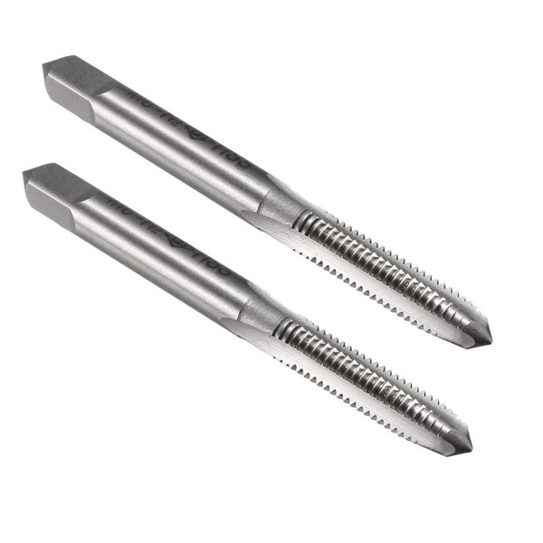 TA-VIGOR 2 Pieces Metric Machine Tap M6 x 1.0mm 3