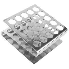 Test Tube Rack Made of Stainless Steel Laboratory Tube Stand Laboratory Test Tube Rack for Laboratory Tubes Test Tube Stand Stainless Steel JECOMPRIS