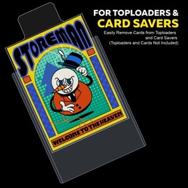 Coolbyl Tabbed Card Sleeve 500pcs - Easy-Pull Design for Grading Submission, Trading Orders, Exhibition Trades, and Retail Sales, Clear Archival-Grade Material for Long-Term Storage