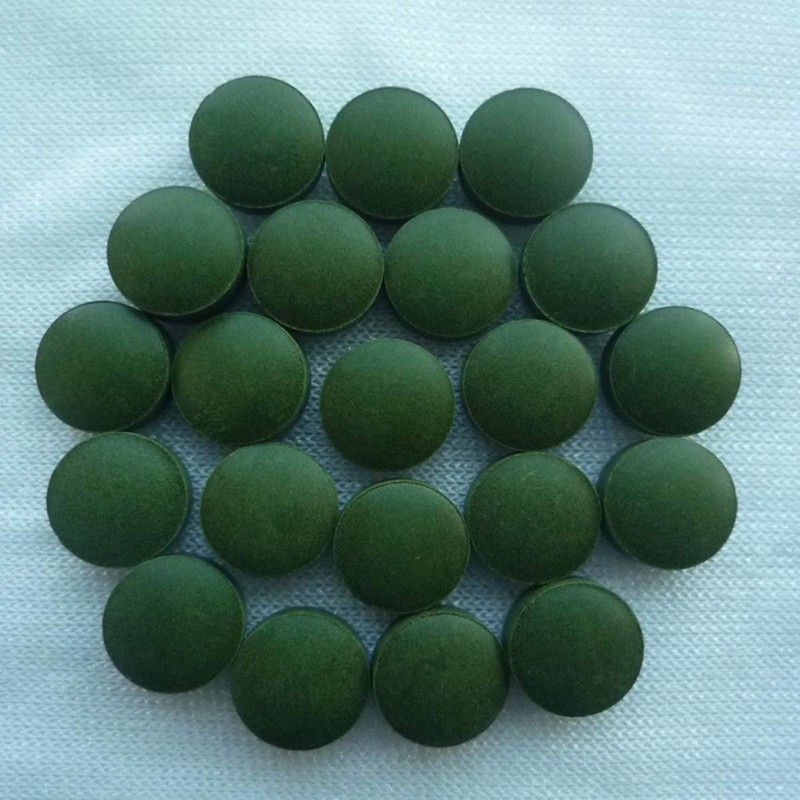 250g (0.55LB) Green Natural Spirulina Tea Tablet 1000 Pills Herbal