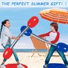 ASQzhuLIWing Inflatable Lawn Duelstick Game, Duelstick Gladiator Playset, Suitable for