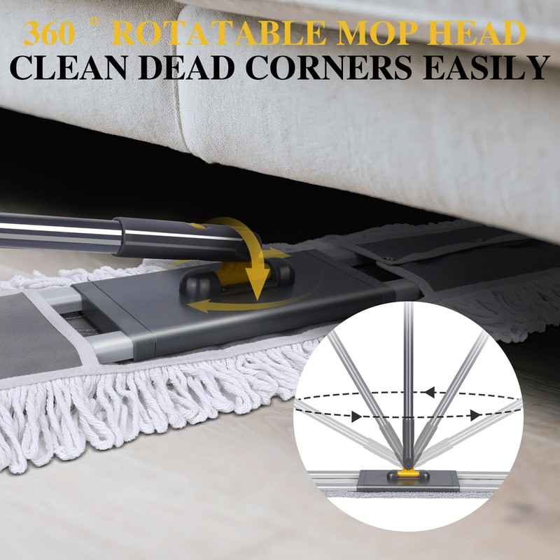 Masthome 36" Commercial Mop, Heavy Duty Industrial Floor Mop with
