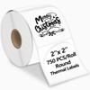 750PCS 2 Inch Round Thermal Labels for Label Printer, Value
