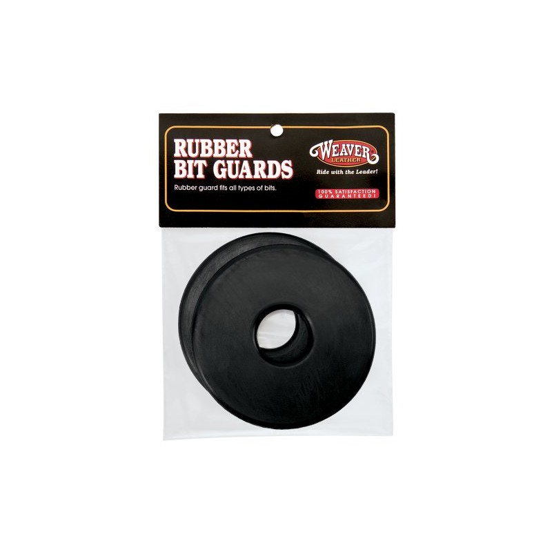 Weaver Leather Rubber Bit Guard Black