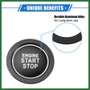 Motoforti Car Engine Start Stop Ignition Switch Button Cover Ring