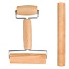 Double Rolling Pin Set Rolling Pin Double Head Wooden Rolling