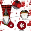 Mauts 23" red Christmas stocking, Gnomes Christmas decorations stocking, suitable