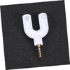 Operitacx Audio Konverter Kopfhörer Splitter U Form Headset Weizenadapter Audio
