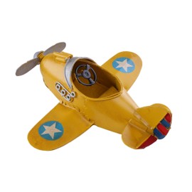 Berry President Vintage Iron Propeller Airplane Aircraft for Photo Props & Nursery Room Decoration & Cake Topper