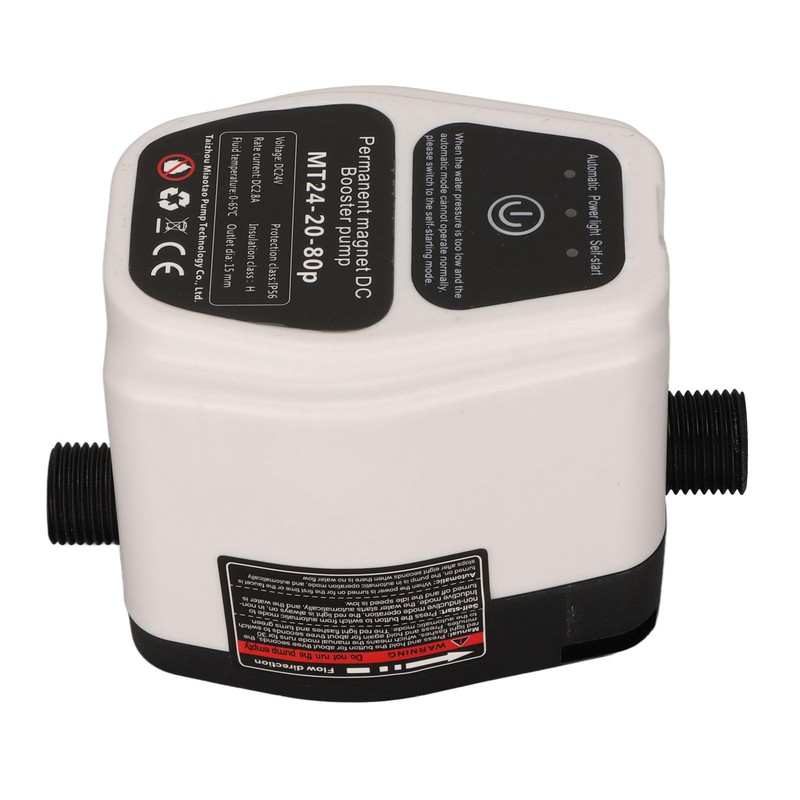 Booster Pump, Automatic Water Pressure Shower Boosting Recirculating Wall Mounted