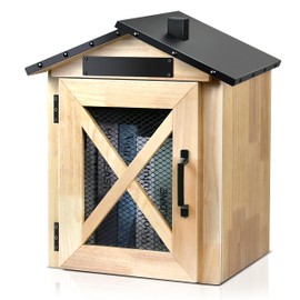 BGCTM Outdoor Book Sharing Box, Waterproof Tin Roof Wooden Book Exchange Cabinet for Communities, Neighborhoods, and Schools, DIY Literature Storage for Books, Magazines, and Art (Wood)