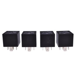 IEQFUE 4PCS 12V 40A 5 Terminal Relay 086-1201-00 Compatible with Bad Boy BadBoy Mowers ZT CZT MZ Magnum Cub Cadet ZT48 ZT54 ZT60 Enforcer 44 48 54
