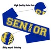 TxscOxwP1 Royal Blue Senior 2026 Sash with Gold Glitter Printing
