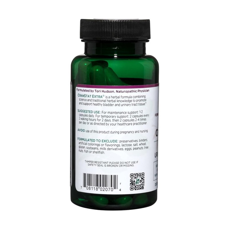 Vitanica CranStat Extra, Urinary Tract Support, Vegan, 60 Capsules