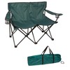 Trademark Innovations Loveseat Style Double Camp Chair, 40" L x