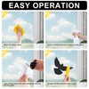 JUNART Anti-Collision Window Stickers, Bird Shape Window Decals, Prevent People