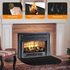 KUWUNG Spark Protection Plate for Fireplace, 80 x 50 cm,