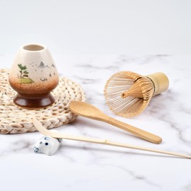 MPEIPILA Matcha Ceremony Accessories, Matcha Ceremony Set, Japanese Accessories for Matcha Ceremony, Matcha Whisk for Beginners, Matcha Set (without Bowl)