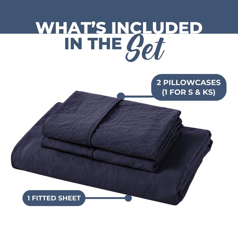 Dreamaker King Single Fitted Combo Microfiber Sheet Set, Ultra Soft