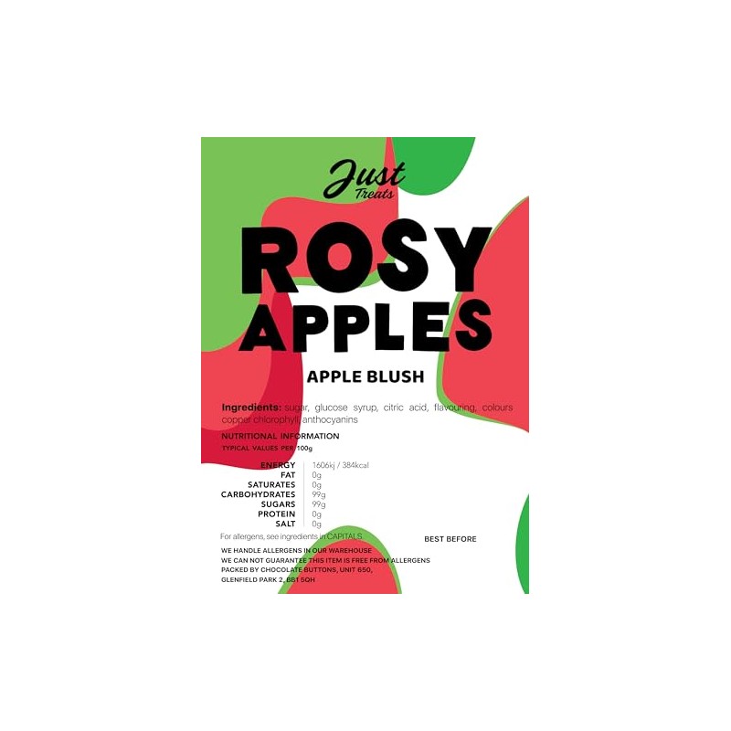 Just Treats Rosy Apples 500g Share Bag