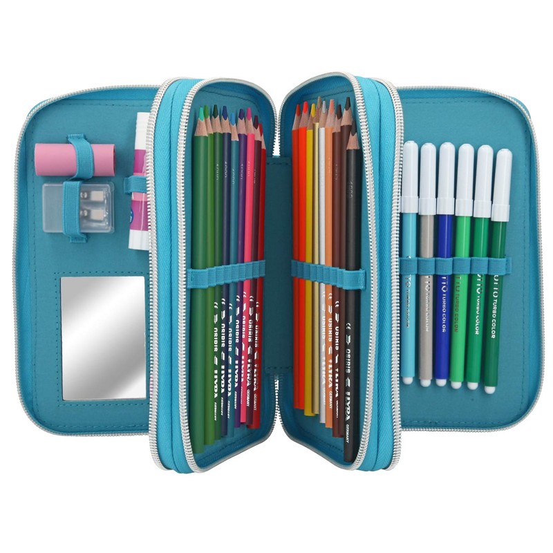 Depesche TOPModel Fantasy 10978 Filled 3-Compartment Pencil Case in Mermaid