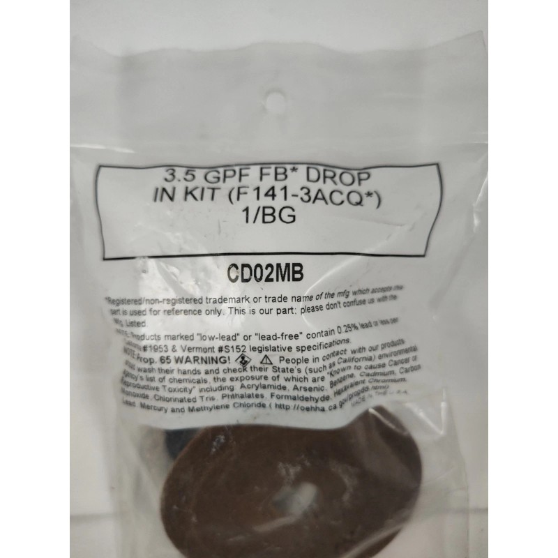 Coyne & Delany 3.5 GPF FB* Drop In Diaphragm Kit