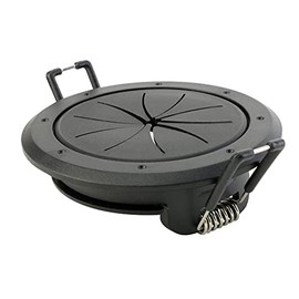 Construct Pro Speedy Spring-Lock Cable Pass Through Port | 2 inch Diameter | Black CON6061SPZ