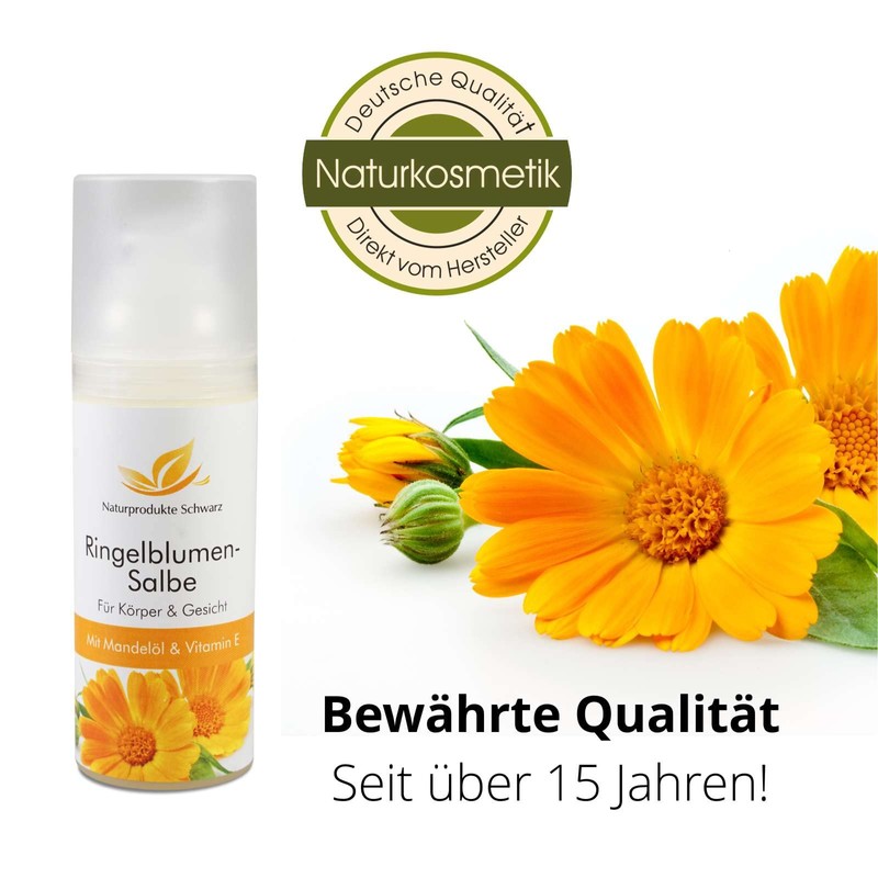 Nature products black marigold ointment with almond oil and vitamins