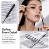 Black Waterproof Mascara for Lengthening & Natural Lash Lift, Smudge-Proof