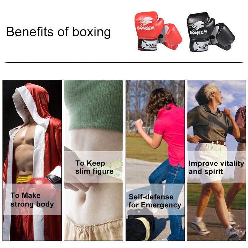 Aigend Boxing Gloves, Training Gloves, Full Finger Boxing Gloves, Batting