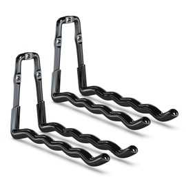 laofeei Integrated Garage Hook, Tool Hook, Set of 2, Wall Hanging, All-in-One for Increasing Load Capacity of 22.0 lbs (10 kg), Storage for Ladders, Bicycles, Hoses, Scoops, Grass Mowers and Other