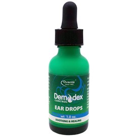 Ovante Itchy Ear Relief Oil for Dry & Irritated Ears, Stop Demodex Mite Irritation Fast, for Dry & Itchy Ear Canal, Day & Night Drops for Humans with Ear Demodex, 1.0 Ounce