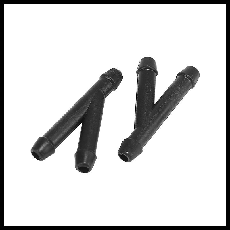 Hihaha 10pcs Y Shaped Plastic 3 Way Windshield Washer Hose