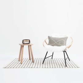 Hofdeco Decorative Lumbar Pillow Cover HEAVY WEIGHT Cotton Linen His and Her Gray Infinite Love 12"x20" 30cm x 50cm