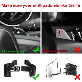MYMOCCY Car Steering Wheel Shift Paddle Extension Cover Compatible for Toyota Camry RAV4 Avalon Corolla 2019-2024 Gear Shifter Lever Paddle Add-on Cover Interior Parts