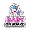 Baby on Board Car Sticker, 6.5 x 6 inches Cute