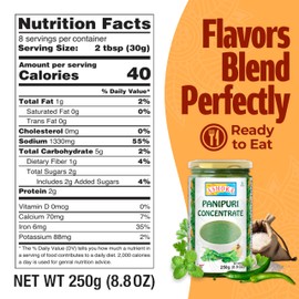 Ashoka Indian Dipping Chutney | Panipuri Concentrate | Made with Premium Indian Spices | Vegan | Kosher | Original Indian Cuisine Since 1932 | Great for BBQs, Wings, and Salads | Pack of 2