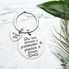Grandmother Grandson Keychain Gifts from Grandma Nana Grandmother Birthday Christmas