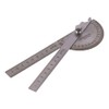 Stainless Steel Protractor 0-180 Degrees Two Arm Ruler Angle Protractor